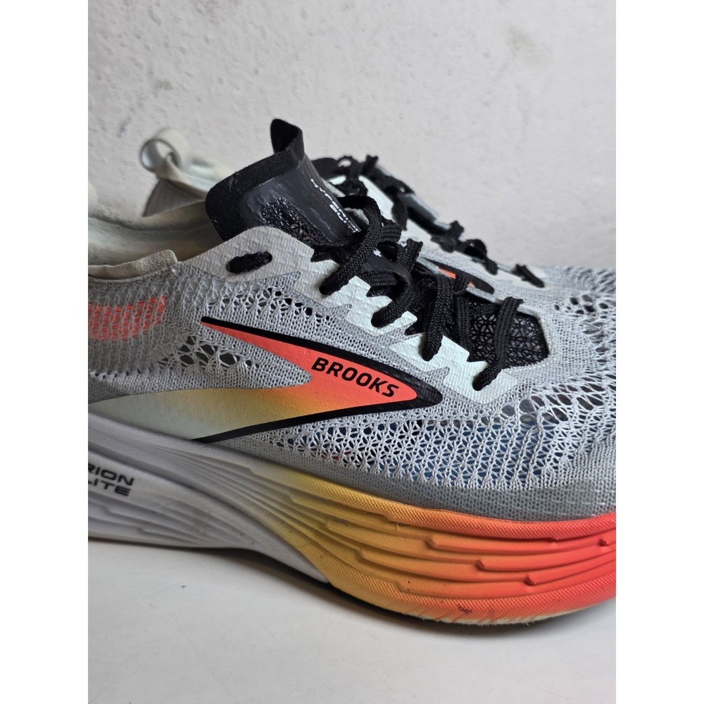 Brooks Hyperion Elite 4 Illusion Blue Orange Mens Size 7,  Women's 8.5 - Picture 4 of 15